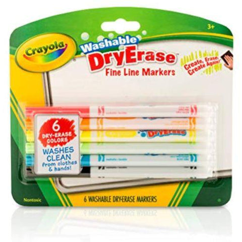 Image of Little Bumper Children Accessories Crayola Fine Line Dry Erase Markers: School Supplies