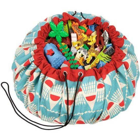 Image of Little Bumper Children Accessories Drawstring Toy Storage Bag and Play Mat