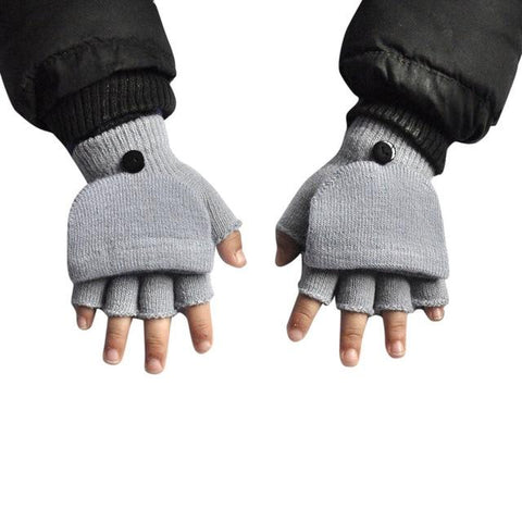 Image of Little Bumper Children Accessories Gray / United States / One Size Fingerless Outdoor Sports Gloves