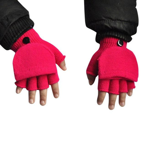 Image of Little Bumper Children Accessories Hot Pink / United States / One Size Fingerless Outdoor Sports Gloves