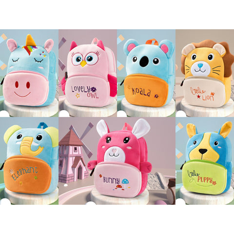 Image of Little Bumper Children Accessories Kindergarten Soft Plush 3D Schoolbag