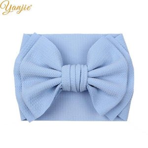 Little Bumper Children Accessories Style A-blue Large Girls Double Layer Hair Bow Headband