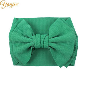 Little Bumper Children Accessories Style A-green Large Girls Double Layer Hair Bow Headband