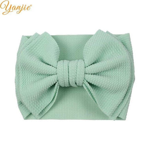 Little Bumper Children Accessories Style A-ice mint Large Girls Double Layer Hair Bow Headband