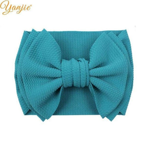 Little Bumper Children Accessories Style A-lt peacock Large Girls Double Layer Hair Bow Headband
