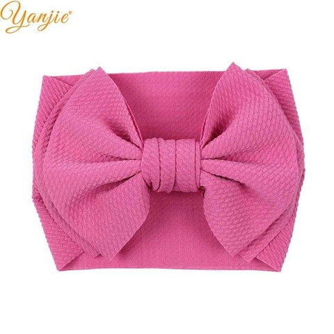Image of Little Bumper Children Accessories Style A-mauve Large Girls Double Layer Hair Bow Headband