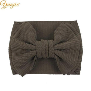 Little Bumper Children Accessories Style A-olive green Large Girls Double Layer Hair Bow Headband