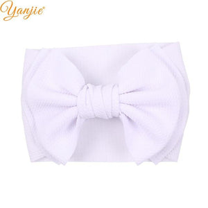 Little Bumper Children Accessories Style A-white Large Girls Double Layer Hair Bow Headband