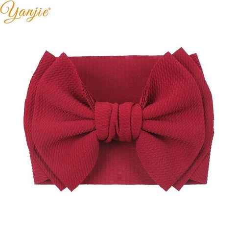 Little Bumper Children Accessories Style A-wine Large Girls Double Layer Hair Bow Headband