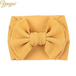 Little Bumper Children Accessories Style A-yellow Large Girls Double Layer Hair Bow Headband