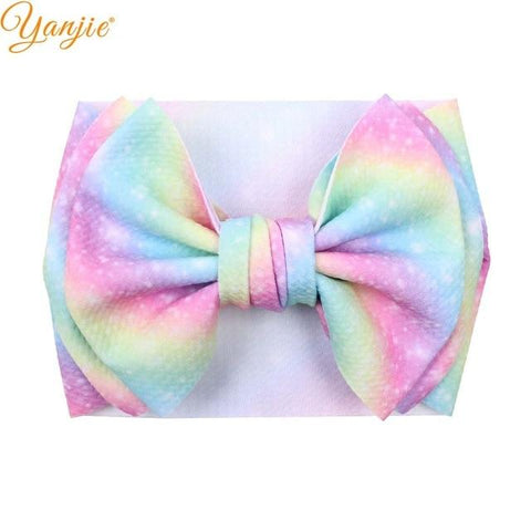 Image of Little Bumper Children Accessories Style C- 10 Large Girls Double Layer Hair Bow Headband