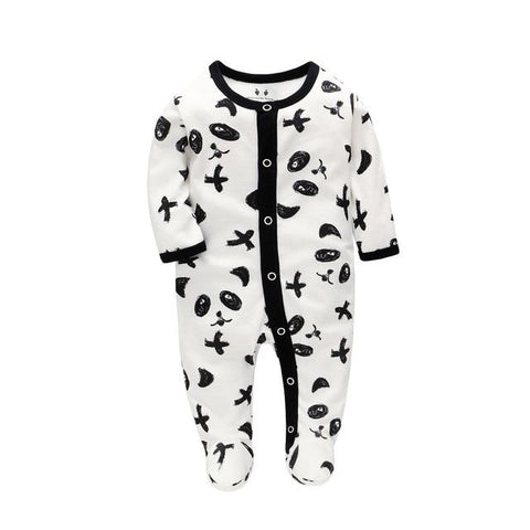 Image of Little Bumper Children Clothes A / 12M / United States Printed Animal Fruit Rompers