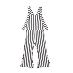 Little Bumper Children Clothes A / 5T / United States Stripe Romper Bell-Bottom Pants