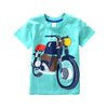 Little Bumper Children Clothes A4 / 5 / United States Short Sleeve Bicycle Print T-shirt