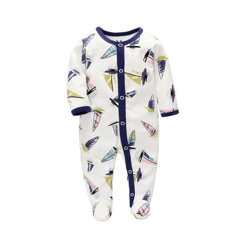 Image of Little Bumper Children Clothes F / 6M / United States Printed Animal Fruit Rompers