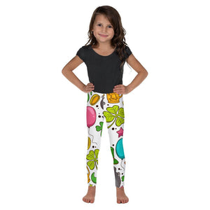 Little Bumper Children Clothes Girls "Happy St. Patrick's Day" Short-Sleeve Toddler T-Shirt & Leggings Set