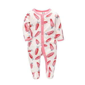 Little Bumper Children Clothes H / 6M / United States Printed Animal Fruit Rompers
