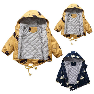 Little Bumper Children Clothes Hooded Warm Thick Baby Winter Jacket