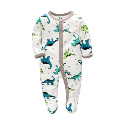Image of Little Bumper Children Clothes I / 12M / United States Printed Animal Fruit Rompers