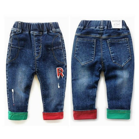 Image of Little Bumper Children Clothes NO8 Stretchy / 18M / United States Stretchy Denim Trousers for Toddlers