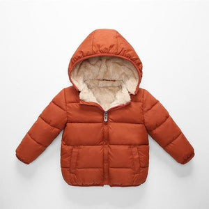 Little Bumper Children Clothes Orange / 24M Children's Fleece Winter Coat