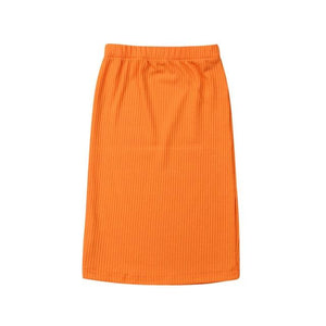 Little Bumper Children Clothes Orange / 4 / United States Knitted Party Kids Skirt