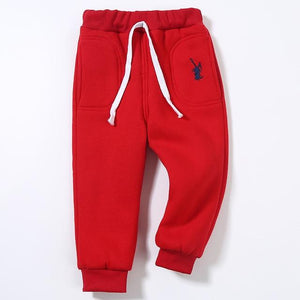Little Bumper Children Clothes Red Rabbit / 6T / United States Children Winter Thick Jogger Pants