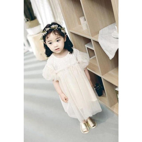 Image of Little Bumper Children Clothes Short sleeve / 24M / United States Sweet Princess Gauze Dress