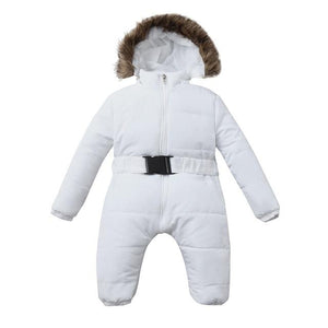 Little Bumper Children Clothes White / 3M / United States Overalls Long Sleeve Hooded Outerwear