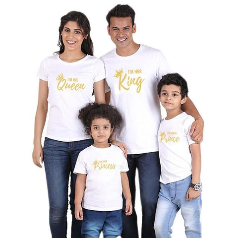 Image of Little Bumper Family Matching Clothes Color 1 / King L Family Matching Tees