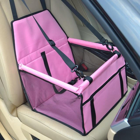 Image of Little Bumper Fur Babies Pink / 40x30x25cm / United States Travel Dog Car Seat