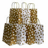 Little Bumper Gift Card Gold and White Polka Dot Gift Bags