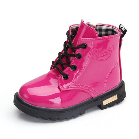 Image of Little Bumper Girl Shoes Children Leather Boots