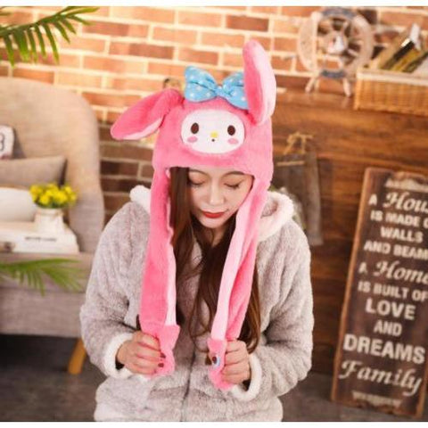 Image of Little Bumper Girls Clothes 11 / United States / 30x50cm Girls Animal Jumping Ear Hats