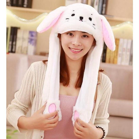Image of Little Bumper Girls Clothes 2 / United States / 30x50cm Girls Animal Jumping Ear Hats
