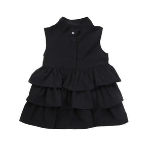 Little Bumper Girls Clothes Black / 6T / United States Girls Sleeveless Ruffled Ballgown Party Dress