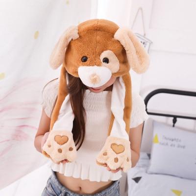 Image of Little Bumper Girls Clothes dog / United States / 30x50cm Girls Animal Jumping Ear Hats