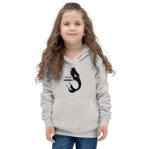Image of Little Bumper Girls Clothes Heather Grey / L Kids Hoodie I'm a Mermaid