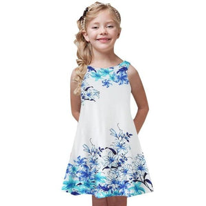 Little Bumper Girls Clothes P / 6 / United States Party Printed Girl Dress