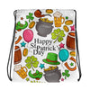 Little Bumper Happy St. Patrick's Day Drawstring Bag