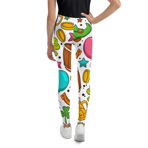 Image of Little Bumper Happy St. Patrick's Day Youth Leggings