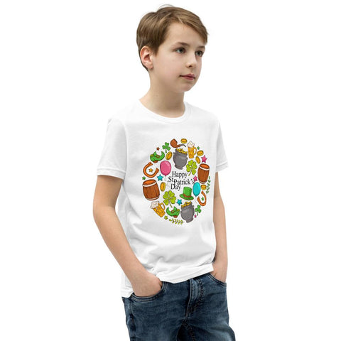 Little Bumper Happy St. Patrick's Day Youth Short Sleeve T-Shirt