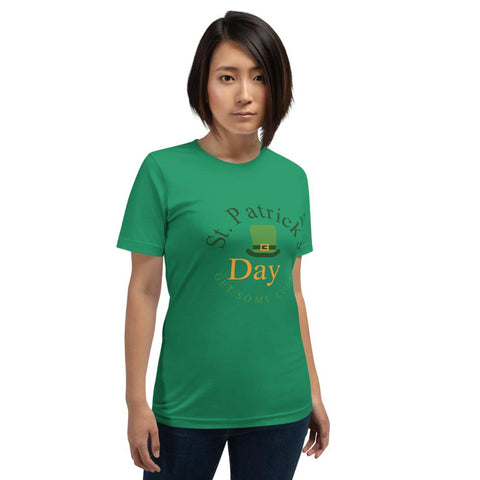 Image of Little Bumper Kelly / XS "Get Some Luck" St. Patrick's Short-Sleeve Unisex T-Shirt