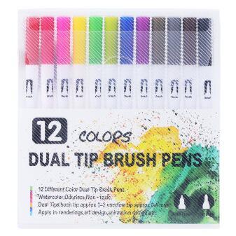 Image of Little Bumper Kids & Babies - Boy's Accessories 12 Colors White / United States Watercolors Brush Pen Art Markers