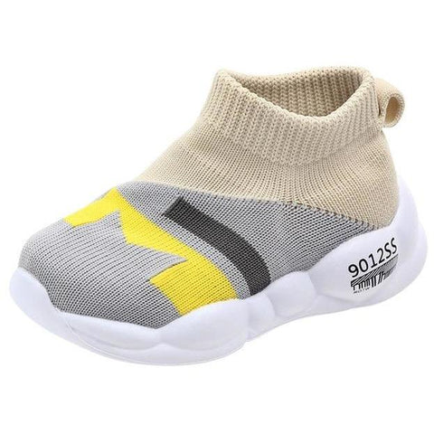Image of Little Bumper Kids Shoes Gray / 6.5 / United States Toddler Mesh Soft Sole Shoe