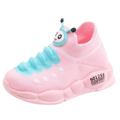 Image of Little Bumper Kids Shoes Pink / 23 / United States Sport Stretch Mesh Children Sneakers