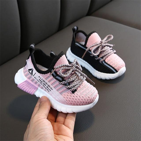 Image of Little Bumper Kids Shoes Pink / 24 (Insole 15CM) Breathable Children's Non-slip Soft Sneakers