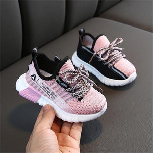 Little Bumper Kids Shoes Pink / 24 (Insole 15CM) Breathable Children's Non-slip Soft Sneakers