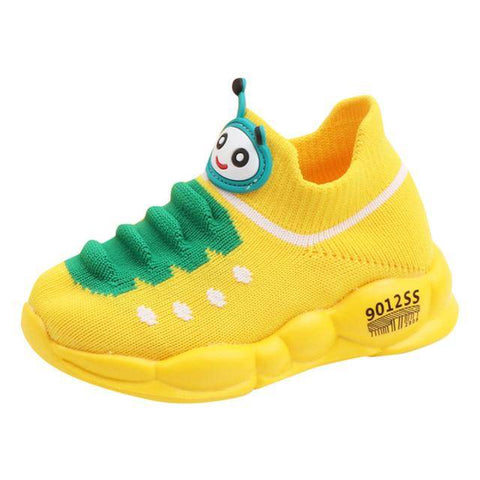 Image of Little Bumper Kids Shoes Yellow / 25 / United States Sport Stretch Mesh Children Sneakers