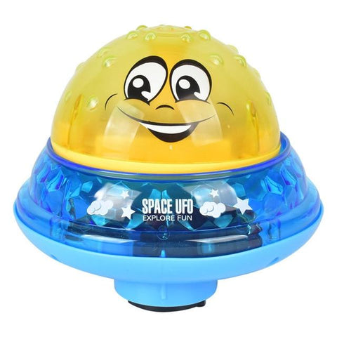 Image of Little Bumper Kids Toys 03 yellow and blue / United States Electric Sprinkler Water Spray Lamp Toy